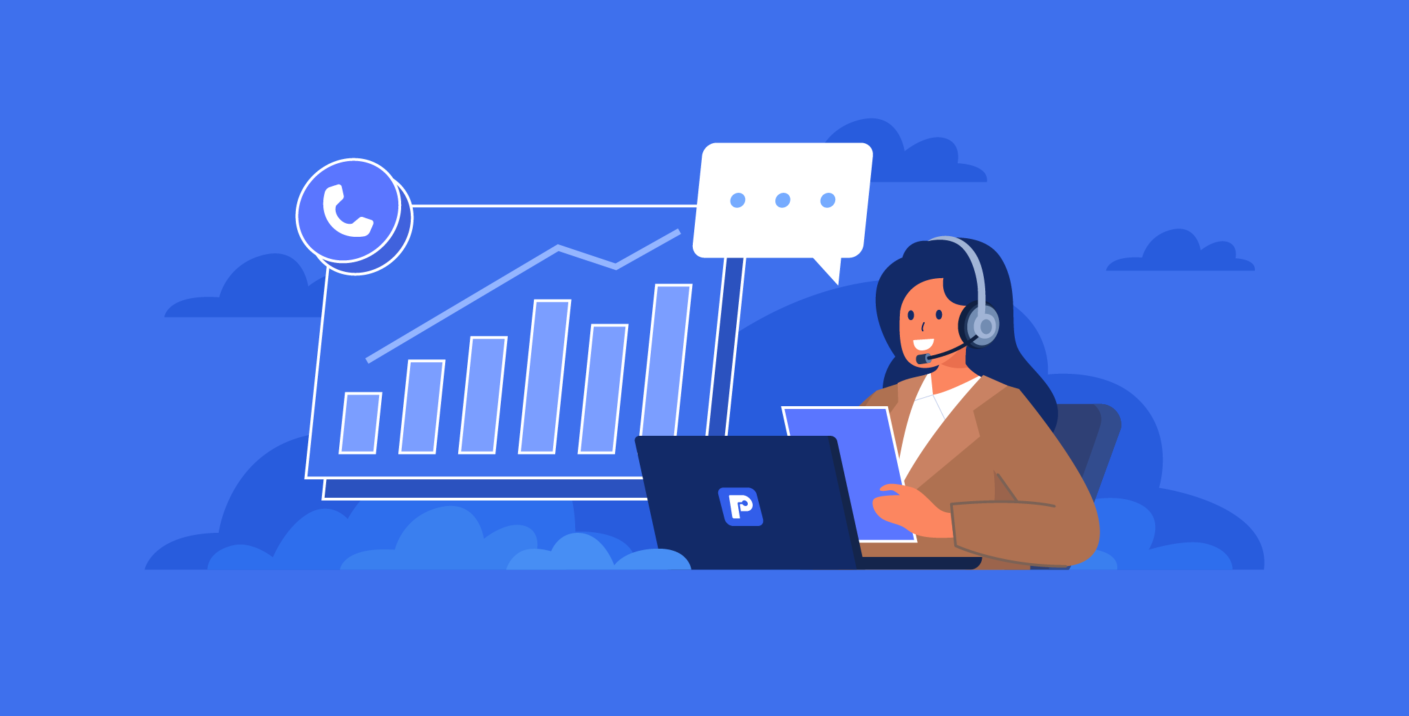 Cold call outreach illustration