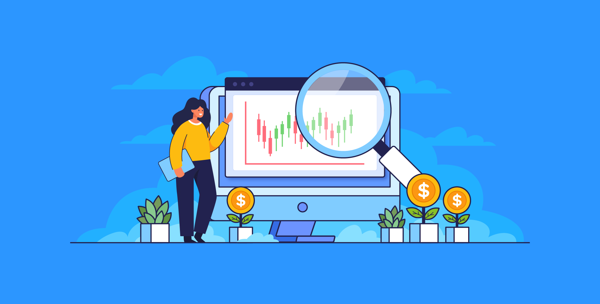 Identify investment signals illustration
